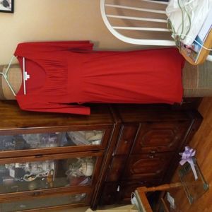 Size 8 red 34 dress